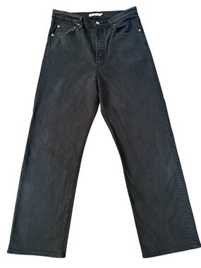 Women’s Levi's Black Ribcage High-Rise Wide Leg Jeans